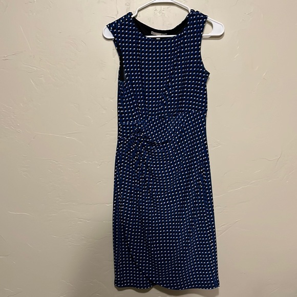 Signature Sadie’s Black, White, and Blue Dress - Picture 1 of 3